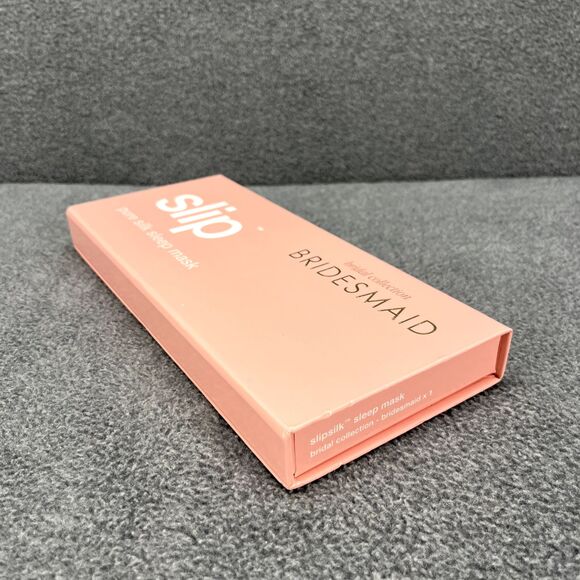 SlipSilk 100% pure silk sleep mask bridesmaid bridal collection pink Slip - Picture 3 of 7